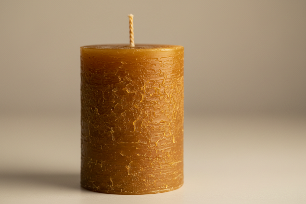 beeswax candle